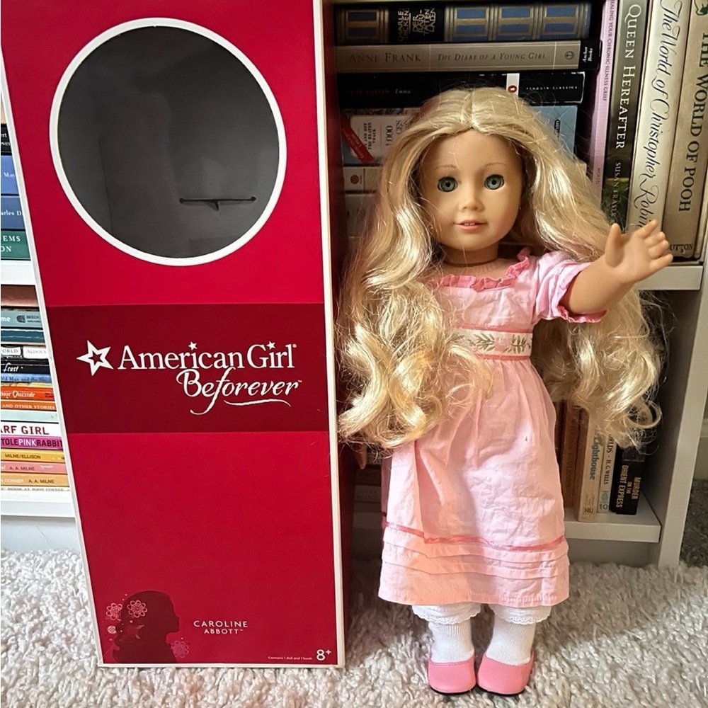 Caroline American girl doll in box